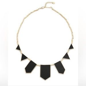House Of Harlow 1960 Station Necklace Black